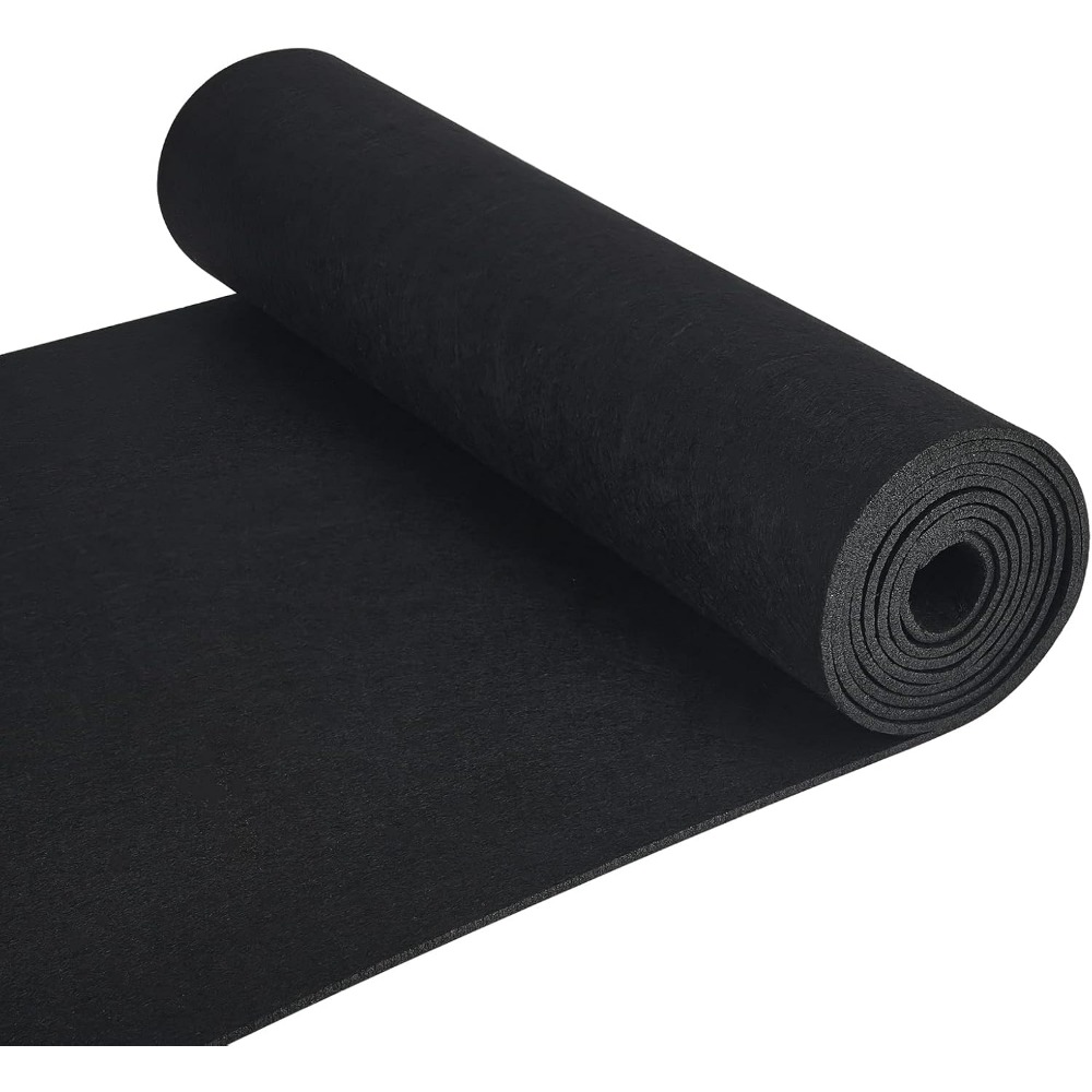 Felt Sheet Wool - 78.7x15.7 inç Keçe Kumaş Rulo Siyah