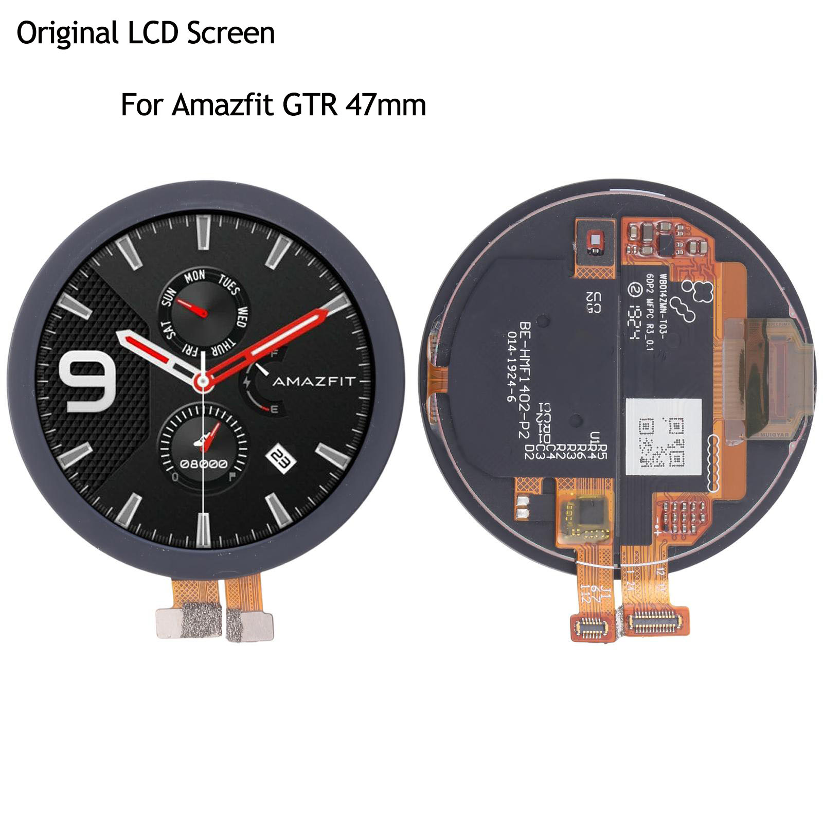 Embroidery Digitizer - Amazfit GTR 47mm için LCD Ekran
