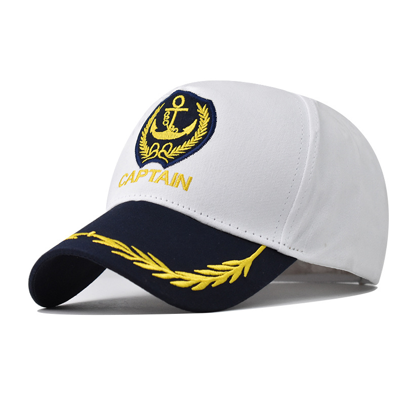 Embroidery Hat Machine - Cosplay donanma kaptan beyzbol şapkası doruğa