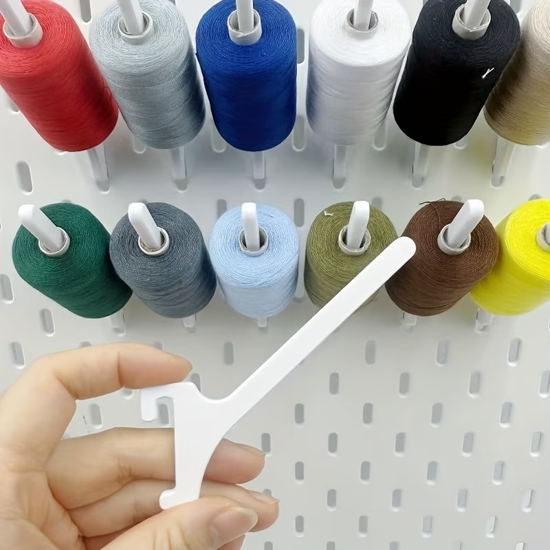 Embroidery Software - 10 adet iplik makarası Pegboard kancaları