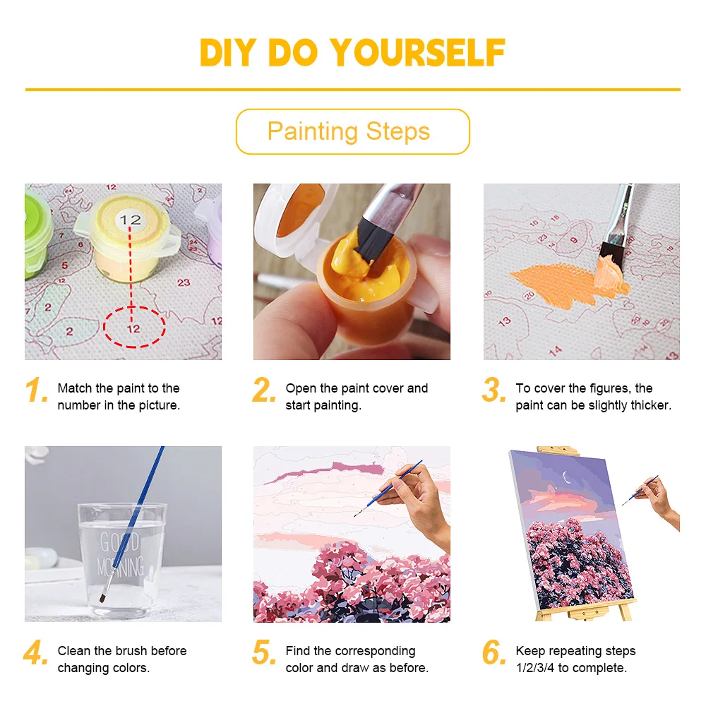 Numaralı Yağlı Boya Tablo DIY  - Embroidery Translate incelemesi ve fiyatı