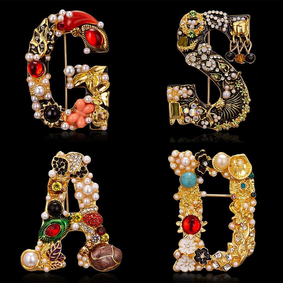 Moda Emaye Inci Taklidi Mektup - Embroidery Letter M incelemesi ve fiyatı