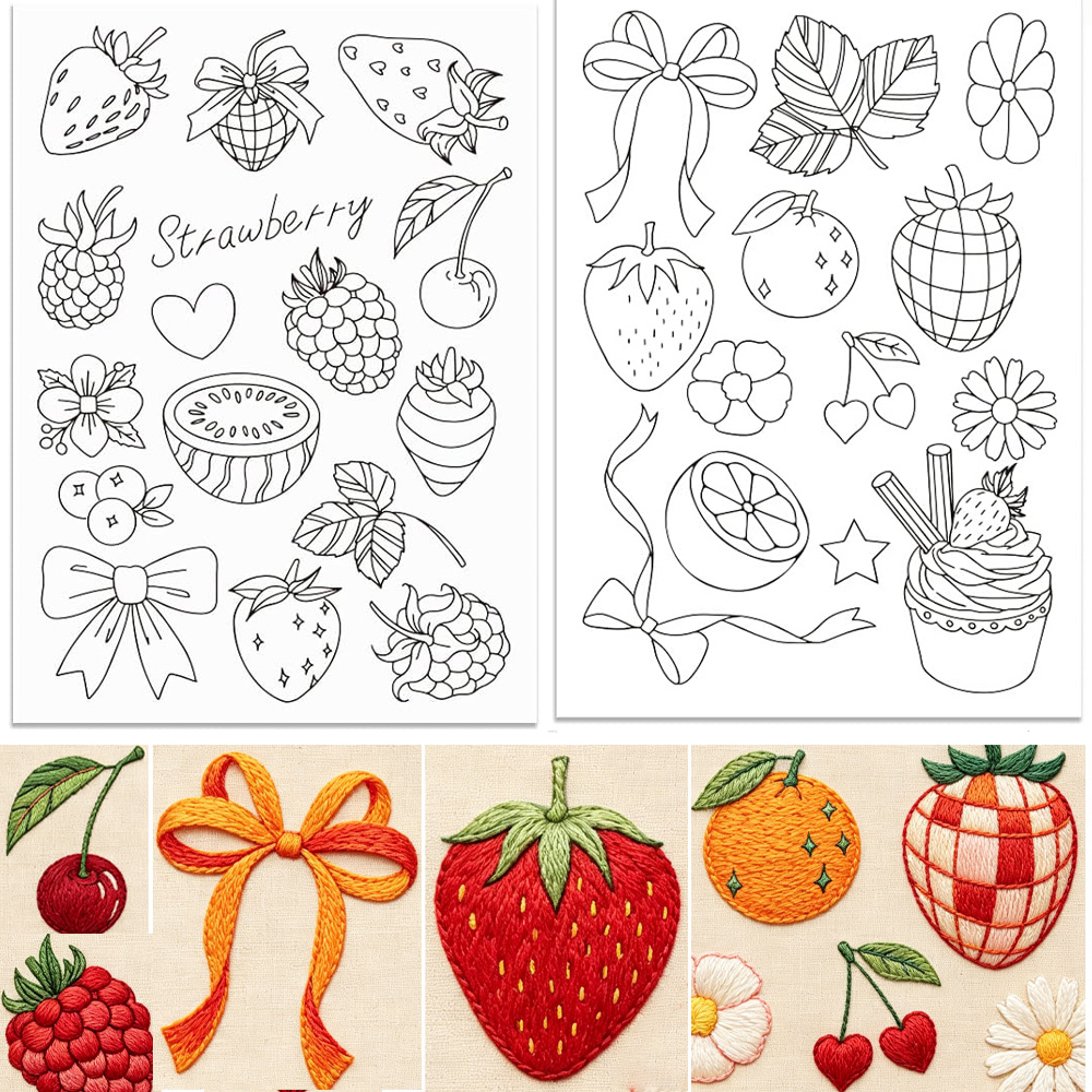 Önceden Basılmış Çilek Desenli - Embroidery Software incelemesi ve fiyatı