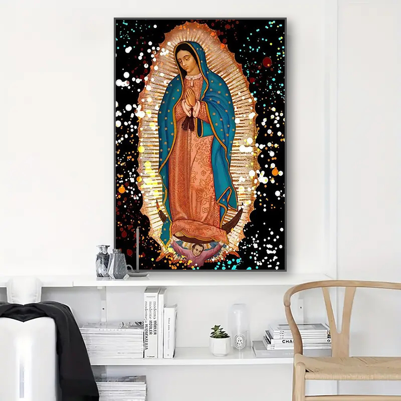 Retro Lady Guadalupe 5D DIY el - Embroidery Icon incelemesi ve fiyatı