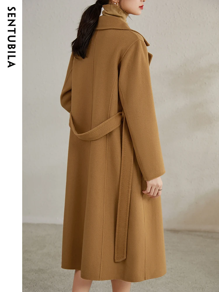 SENTUBILA 100% yün Wrap Coat 2 - Felt Sheet Wool incelemesi ve fiyatı