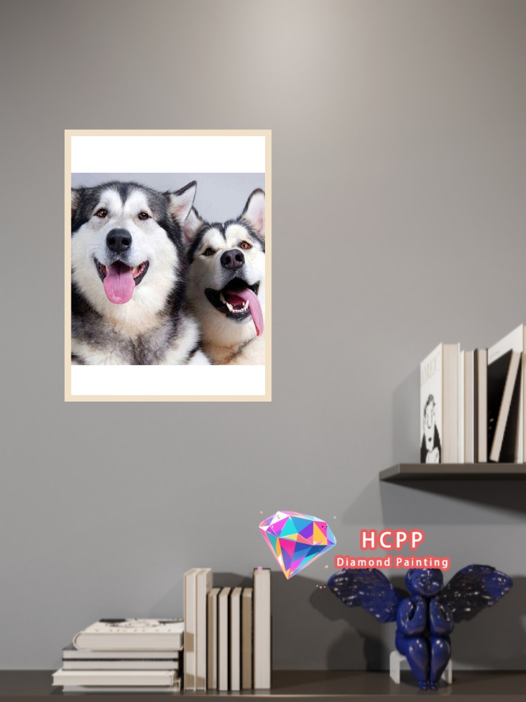 Hayvan Husky Resim Elmas Boyam - Embroidery Icon incelemesi ve fiyatı