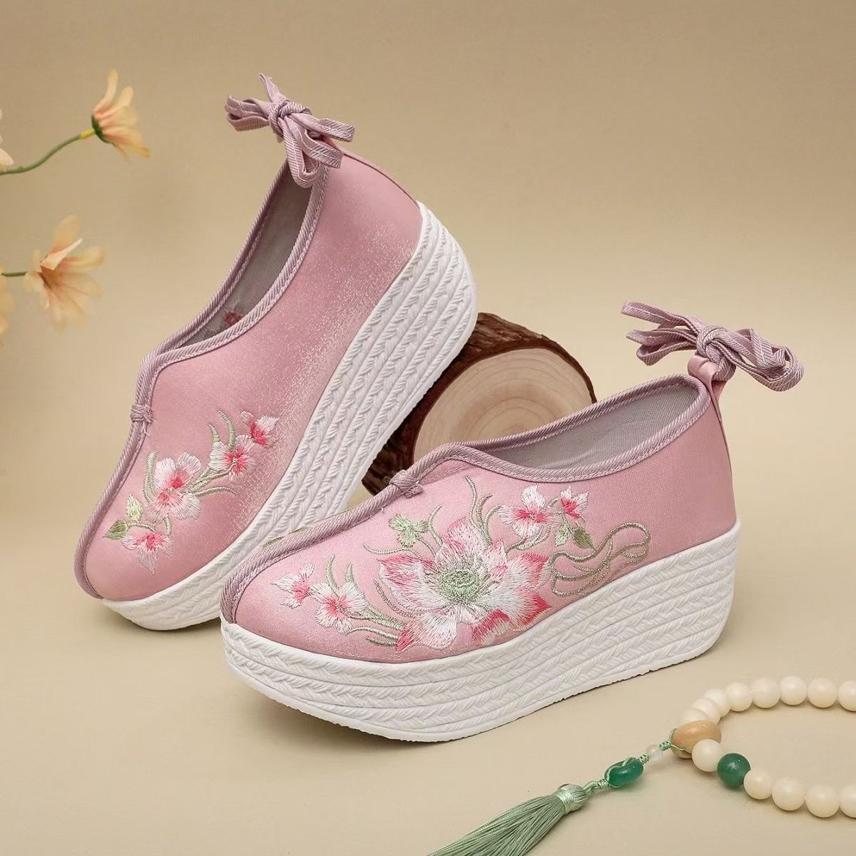 Kadın Etnik Tarzı Dolgu Topukl - Embroidery Shoes incelemesi ve fiyatı