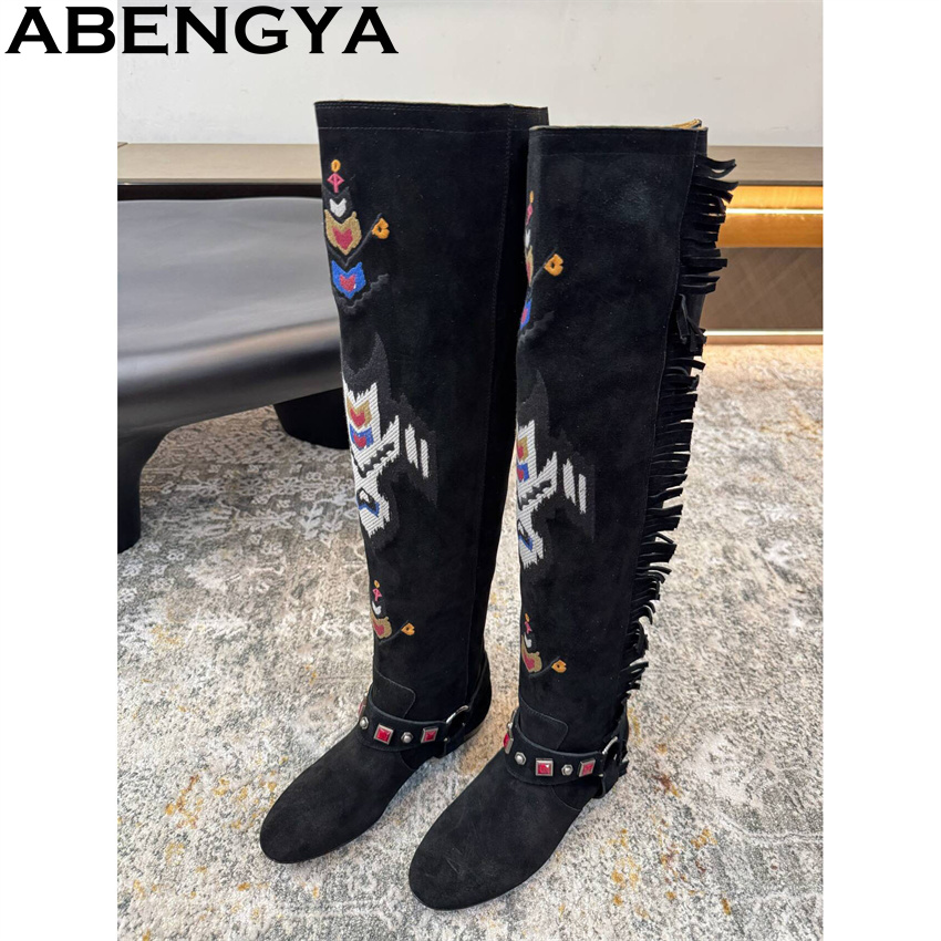 ABENGYA 2026 Kış Yeni Diz Yüks - Embroidery Yes incelemesi ve fiyatı