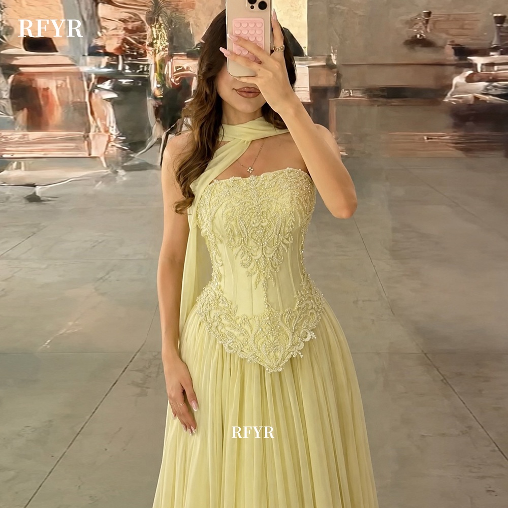 RFYR Sarı Dantel Aplikeli A Ke - Embroidery Yellow Dress incelemesi ve fiyatı