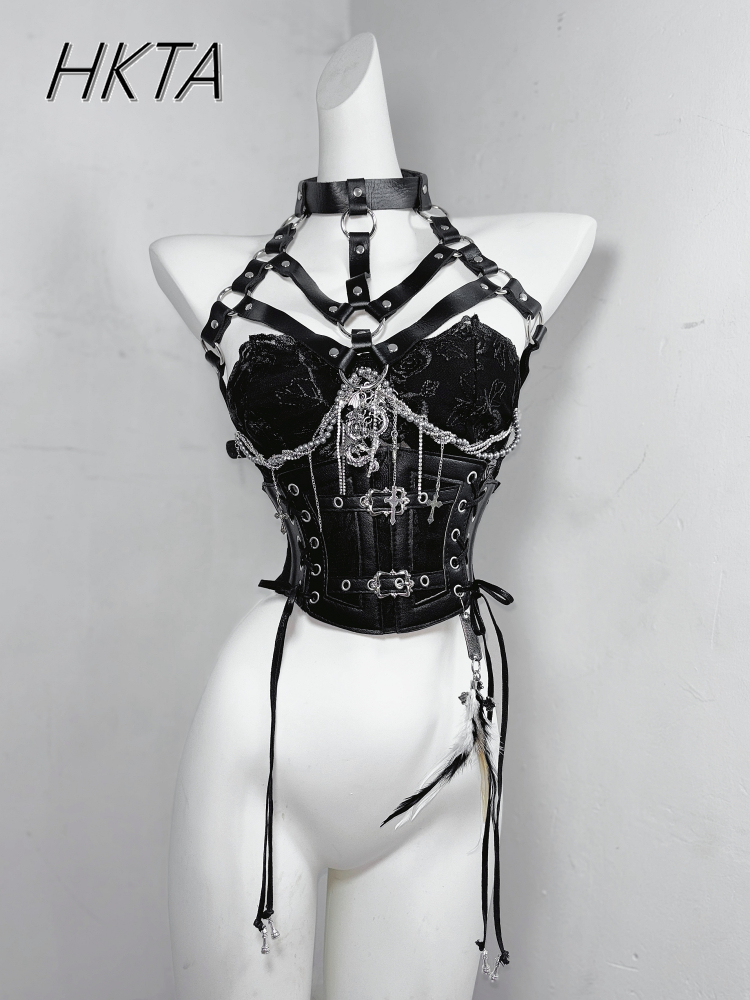 Koyu Stil Goth Metal Zincir Be - Embroidery Rose incelemesi ve fiyatı