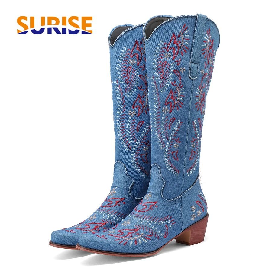 Mavi Denim Batı Cowgirl Diz Yü - Embroidery Yes incelemesi ve fiyatı