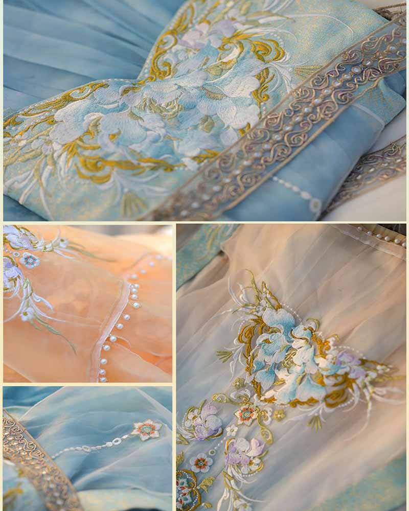 Çin Hanfu Elbisesi Kadın Gelen - Embroidery Yellow Dress incelemesi ve fiyatı